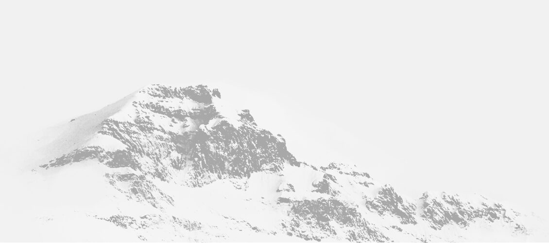 Snow removal at the top of the mountain